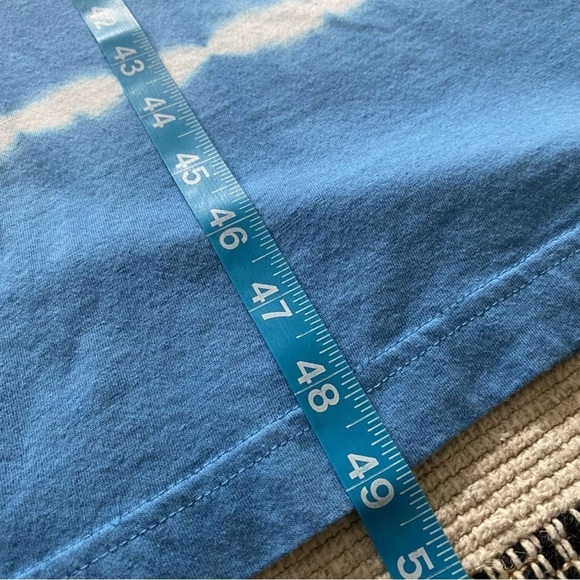 Vineyard Vines Blue White Tie Dye Knit Whale Midi Maxi Dress - Picture 13 of 15